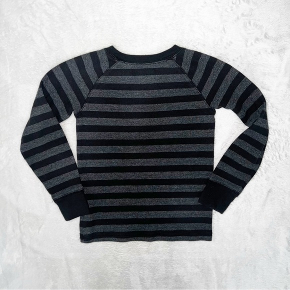 Jumping Beans Black and Gray Striped Kids Shirt - Picture 4 of 4